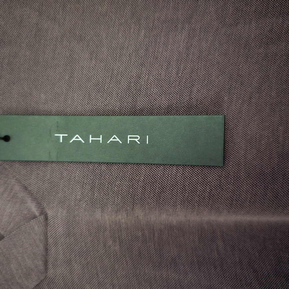 Tahari T-shirt Purple Dress w/ V-neck - Size S - Picture 4 of 6